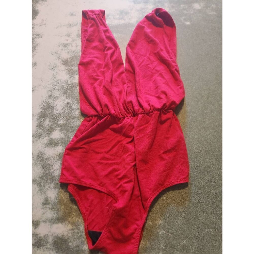 Reformation Red Viola Bodysuit - XS